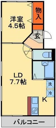 サンモール千葉寺の物件間取画像